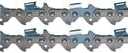 Oregon 2 PK 20LPX078G PowerCut 20" .325" .050" 78DL Full Chisel Saw Chain