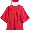 Preschool and Kindergarten Premium Matte Graduation Gown, Cap, Tassel and 2026 Charm Sets, S