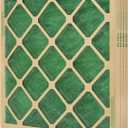 20x25x1 MERV 1 Air Filter 4-Pack, Nested Fiberglass HVAC Filters with 30-Day Long-Lasting Performance, Heavy-Duty One-Piece Chipboard Frame, Low Pressure Drop for Energy Efficiency