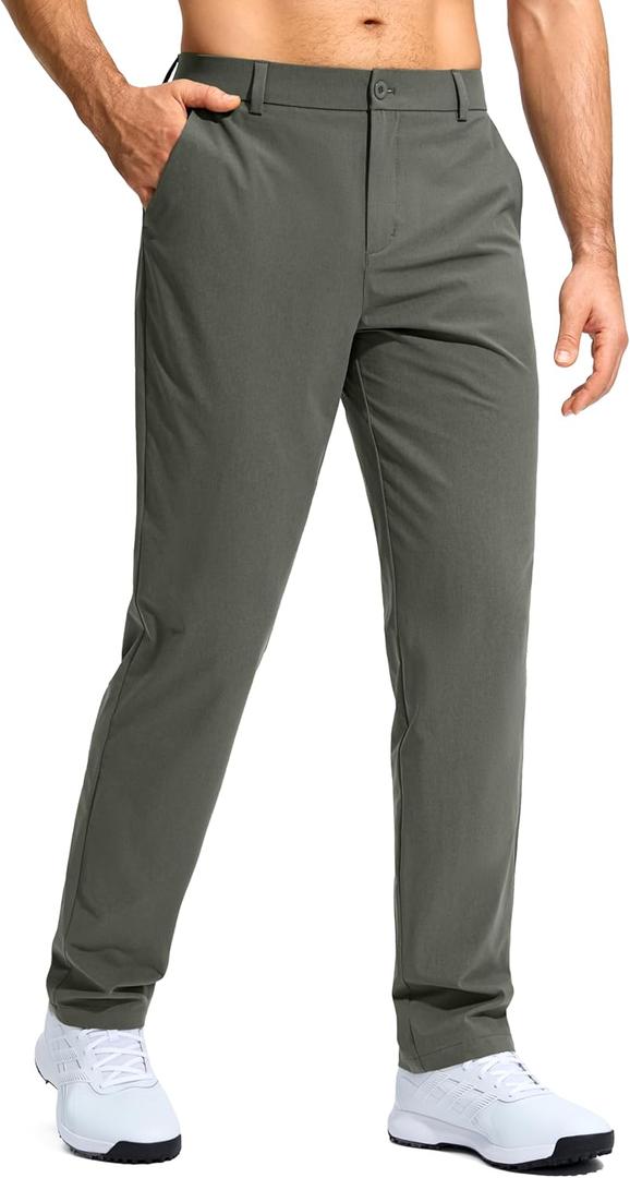 G Gradual Mens Golf Pants Stretch Dress Casual Pants 30"/32"/34" Lightweight Work Travel Slacks for Men with 4 Pockets (31W x 32L)
