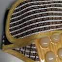 Acupressure Massage Slippers with Natural Stone, Therapeutic Reflexology Sandals for Neuropathy Acupoint Massage Shiatsu Foot Pain Relief Gifts for Wellness, Men 6.5-7 / Women 7.5-8.5 Feet Size