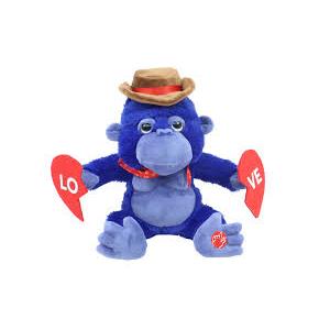 Holiday Home Animated Gorilla Plush, 9 in 