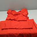 GOBLES Women Sexy V Neck Off The Shoulder Evening Gown Fishtail Maxi Dress (Large, Red)