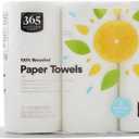 365 by Whole Foods Market, 100% Recycled Jumbo Paper Towels, Ultra-Strong, 135 Sheets per Roll, 3 Count
