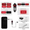 Red Light Therapy Belt, 3 in 1 LED Bead Infrared Light Therapy for Body, Wearable Wrap with Timer for Back Shoulder Waist 660nm Red Light-Therapy & 850nm Infrared Light Device Home Use (Corded)