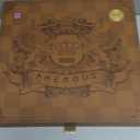 AMEROUS Magnetic Wooden Chess Set, 12.8" x 12.8" Walnut Chess Board Game with 2 Built-in Storage Drawers - 2 Bonus Extra Queens - Chess for Beginner, Kids and Adults, Gift Packaging