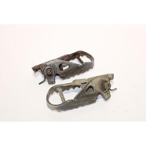 JFG RACING Dirt Bike Foot Pegs,7075 Aluminum CNC Pedals Rests for Surron Light Bee X and S/E Ride Pro S SS SR/CRF150F CRF230F 03-19/CRF250F 19-24/XR150L 15-24/KDX200 83-94-Silver