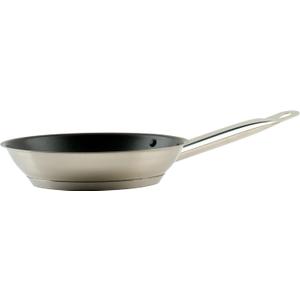 Winco Commercial-Grade Stainless Steel Fry Pan, Non-Stick, 8"