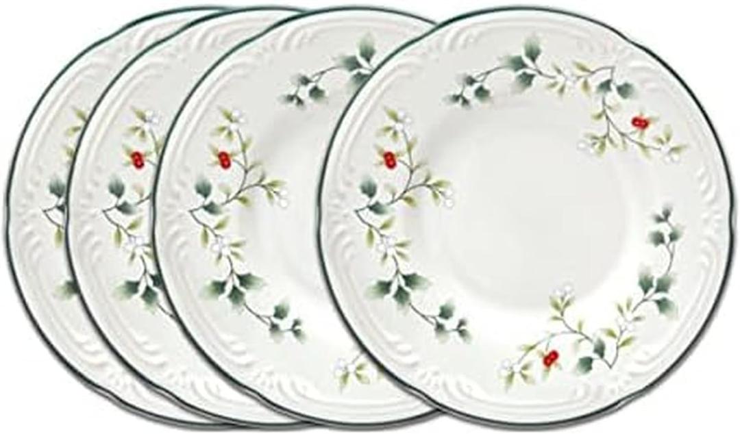 Pfaltzgraff Winterberry Appetizer Plate Set, 6", Assorted