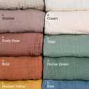 2 x Bassinet Sheet for Baby Boy and Girl, Fitted Sheets for Rectangle, Oval, Hourglass Bassinet Mattress, Muslin Moses Basket Sheets with Neutral Style (Beige)