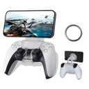 NBCP PS5 Controller Phone Mount  Adjustable Mobile Phone Holder Clip for Playstation 5 Dualsense, Magnetic Gaming Clip for iPhone & Android  Ergonomic Design, Ultra-Strong Magnets, 360 Rotation