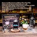 Electric Whiskey Smoker Kit, Cocktail Smoker Kit with Whiskey Stones & 8 Flavors Wood Chips, Drink Bourbon Old Fashioned Smoker Kit, Whiskey Gifts for Men, Dad, Husband, Boss, Boyfriend