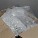 Furhaven 30" Round Calming Donut Dog Bed for Medium/Small Dogs, Refillable w/ Removable Washable Cover, Up to 45 lbs - Shaggy Plush Long Faux Fur Donut Bed -Mist Gray, Medium,30.0"L x 30.0"W x 10.0"Th