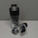 SENDESTAR 40oz Stainless Steel Water Bottle(Cold for 48 Hrs, Hot for 24 Hrs),Double Wall Vacuum Insulated Bottle with Straw Lid, Spout Lid and Flex Cap, Fit in Any Car Cup Holder,Black