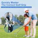 Golf Grip Trainer Aid, Golf Swing Training Aid, Grip Trainer Golf Club to Improve Train Correct Right Hand Position