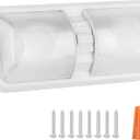RV Interior Natural White 12V LED Ceiling Double Dome Light Fixture 1100 LM Frosted RV Interior Lighting for Bedroom, Living Room (4500K) (1 Count (Pack of 1))