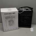 Portable Air Conditioners,4-in-1 Evaporative Air Cooler with 3 Speeds, 3 Modes & 7 LED Light Cooling Fan with Remote, 2-8H Timer, 1200ML Personal Mini Air Conditioner for Bedroom and Office