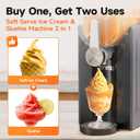SYINTAO Slushie Machine for Home, Soft Serve Ice Cream Machine, 88oz Vessel Slushy Machine with 6 Preset Programs, Frozen Drink Maker for Slush, Margaritas, Smoothie, Frappés, Milkshakes, and More, HOUSING BROKEN