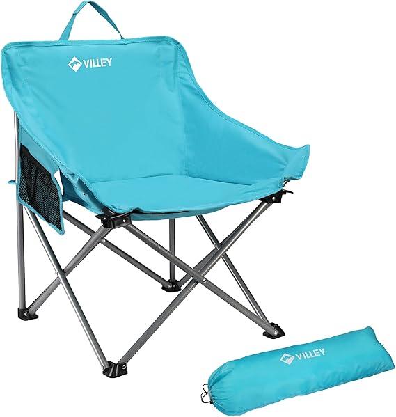 Blue Folding Yard Chair