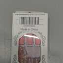 Duck Press on Nails Short Fake Nails Sparkly False Nails with 3D Flower Butterfly Designs Luxury Nail Press ons Glossy Acrylic Artificial Nails for Women 24Pcs (Duckbill Style-Z4Z41)