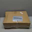 4 Pack 2 Liter/68 oz Square Glass Pitcher with Lid, Classic Stripes Water Pitchers with Handle for Fridge, Large Jug for Iced Tea, Coffee, Borosilicate Glass Carafe for Hot/Cold Brew Drink, Gold