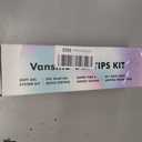 Vansiho French Gel Nails Kit - Short Square French Tip Press on Nails Kit, Nail Gel and Nail Lamp for Gift and Nail Art DIY