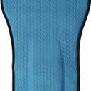 XUKEY Lumbar Support Pillow for Car,Car Lumbar Support for Driving Seat Relief Back Sciatica Pain for Car Back Cushion,Gel Car Seat Back Support with Adjustable Strap Improve Posture,Blue