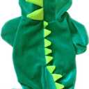 NACOCO Dog Dinosaur Design Costume Green Pet Clothes for Medium & Large Dog (Green, S) (Small (Pack of 1))