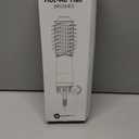 slopehill Mini Travel Dual Voltage Hair Dryer Brush,1000 Watts Hot Air Brush with European Plug, Ionic Hair Dryer and Styler for Women, Oval Barrel 2 Heat & 2 Speed Settings for International Travel (Black)