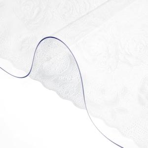 VEVOR Plastic Table Cover 24 x 60 Inch, 1.5 mm Thick Clear Table Protector, Rectangle Clear Desk Mat, Waterproof & Easy Cleaning for Office Dresser Night Stand (24 x 60 in,1.5mm)