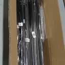 Over The Table Rod Stand with Clamps Adjustable 46"-100'' Length 29"-55" Height Table Balloon Arch Stand with Storage Bag Metal Decorating Rod for Table Hanging (Black)