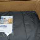Back Seat Extender for Dogs-Large Space, Dog Car Seat Cover Hard Bottom Holds 420lbs, Sturdy Backseat Extender for Dogs,Upgraded Waterproof Pet Car Bed Dog Hammock for Car, SUV,Truck, Black