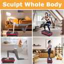 Vibration Plate Exercise Machine, Vibrating Plate Fitness Platform with Remote Control Portable Vibration Plates for Lymphatic Drainage, Weight Loss, Toning, Recovery & Home Workouts