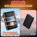 OZERO Heated Socks for Men Women: 6000mAh Rechargeable Electric Heating Socks with 360 Heating, 4 Heat Settings, Washable Foot Warmer for Hunting Hiking Ski Camping (Medium)