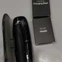 Aquasonic Black Series Ultra Whitening Toothbrush  ADA Accepted Electric Toothbrush- 8 Brush Heads & Travel Case  40,000 VPM Electric Motor & Wireless Charging - 4 Modes w Smart Timer (1 Count (Pack of 1))