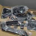 Dual Monitor Stand, Adjustable Monitor Desk Mount for 1732 Computer Screens, Full Motion VESA 75x75/100x100 with C-Clamp & Grommet Aluminum Base, Each Arm Holds 4.4 to 20 lbs AX09DB201