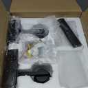 Battery Operated Wall Sconce Set of 2, Black Rechargeable Wall Lights with Timer Function, Easy Install Dimmable Wireless Wall Lamps for Living Room, Bedroom, Hallway, Entryway Decor 3000K