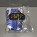 Decor365 Blue Fringe Curtains Blue Party Decorations Blue Circle Garlands Streamers Banner Backdrp for Wedding Graduation Bridal Shower Bachelorette Ramadan Birthday Party Supplies