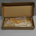 Paper Towel Holder Wall Mount for Kitchen, Paper Towel Holder with Shelf for Bathroom, RV Paper Towel Rack with 2 Hooks, Gold