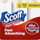 Scott Paper Towels, Choose-A-Sheet, 8 Double Rolls = 16 Regular Rolls (100 Sheets Per Roll)