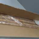 LazBlinds No Drill Bamboo Roman Shades, 31" W x 64" H, Malay Oak
