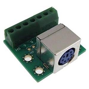 6P 6-Pin PS/2 PC Connector Signals Breakout Board Screw Terminals Pur Keyboard