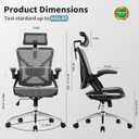 Executive Office Chairs Gaming Chairs with Headrest Lumbar,Grey, Standard