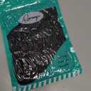 50PCS Black Hair Ties for Women, Cotton Seamless Hair Bands, Elastic Ponytail Holders, No Damage for Thick Hair, 2 Inch in Diameter, by Qarwayoc