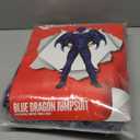 Morph Dragon Costume Adult (2 Colors),Mens Dragon Costume for Adults Jumpsuit Halloween Costumes for Men (X-Large, Blue)