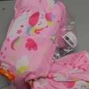 HeySplash Swim Vest for Kids, Toddler Pool Floaties, Children Swimming Vest with Adjustable Strap, Swim Jacket Water Wing Arm Float, Puddle Sea Beach Boat Jumper Boy Girl Baby (C Pink Unicorn)