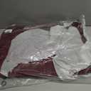 Women's Oversized Leather Jacket, Casual Soft Faux Leather Zip Motorcycle Coat With Pocket 2025 Fall Fashion (Wine Red, XL)