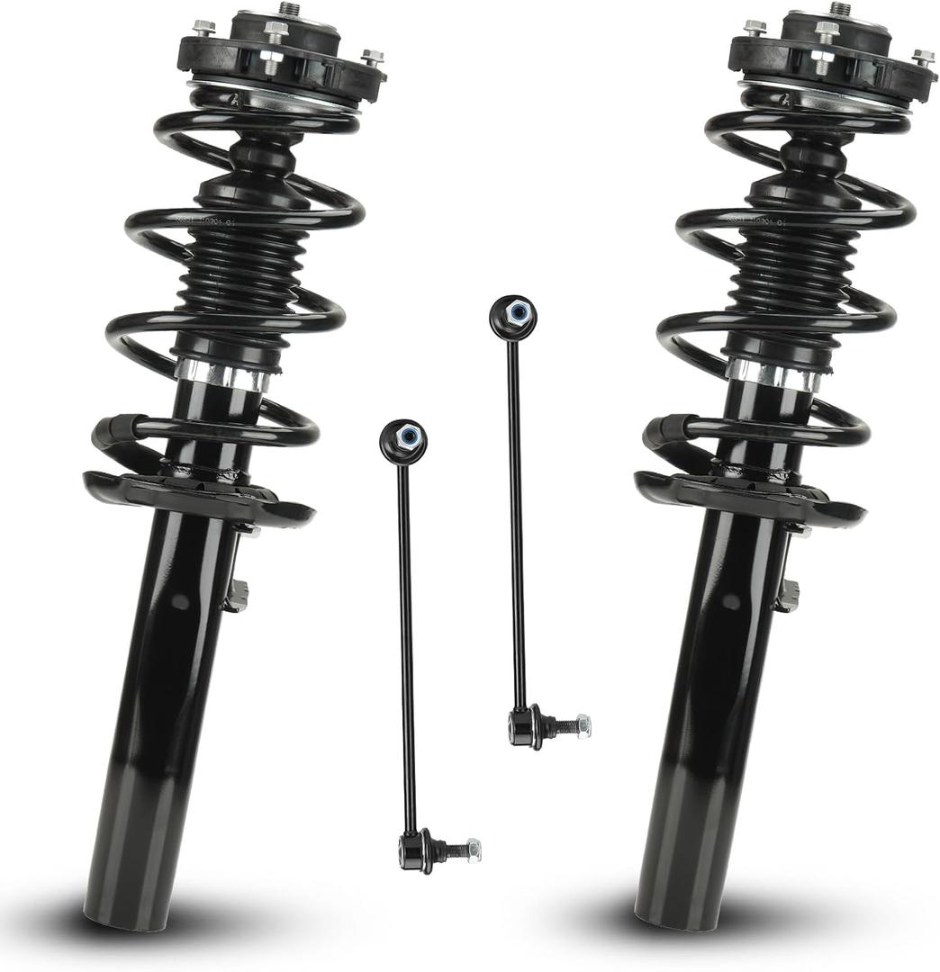 Front Struts Shock Absorber Sway Bar Links Kit Fit for Volkswagen Beetle 2012-2017, for EOS 2007-2011, for Golf 2010-2014, for Jetta 05-17, Replace 172311 K80478 (2Pcs)