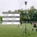 XbotGo Update T4 Tripod for Soccer/Basketball Games Recording: Up to 13 Feet, Extra Quick-Release Mount, Storage Bag, Non-Slip Feet, Wind Resistant, 1/4 Screw Compatible with Most DSLR Cameras