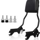 Upright Sissy Bar Backrest w/Docking Kit for Harley Softail 2018-2025